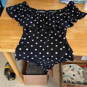 Off shoulder body suit